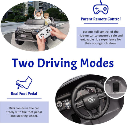 Lexus 2 Seater Ride On Car For Children W/Magic Cars® Parental Control