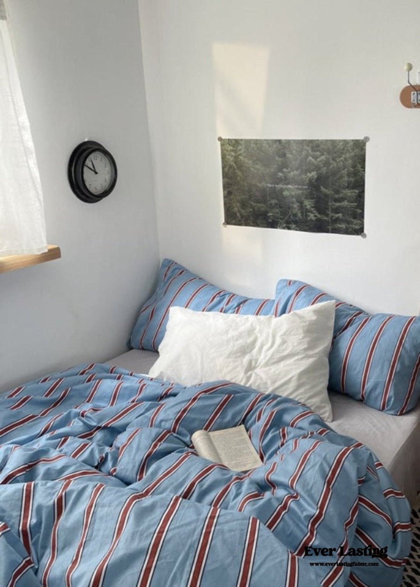 Liam Striped Bedding Set / Brown