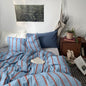 Liam Striped Bedding Set / Green