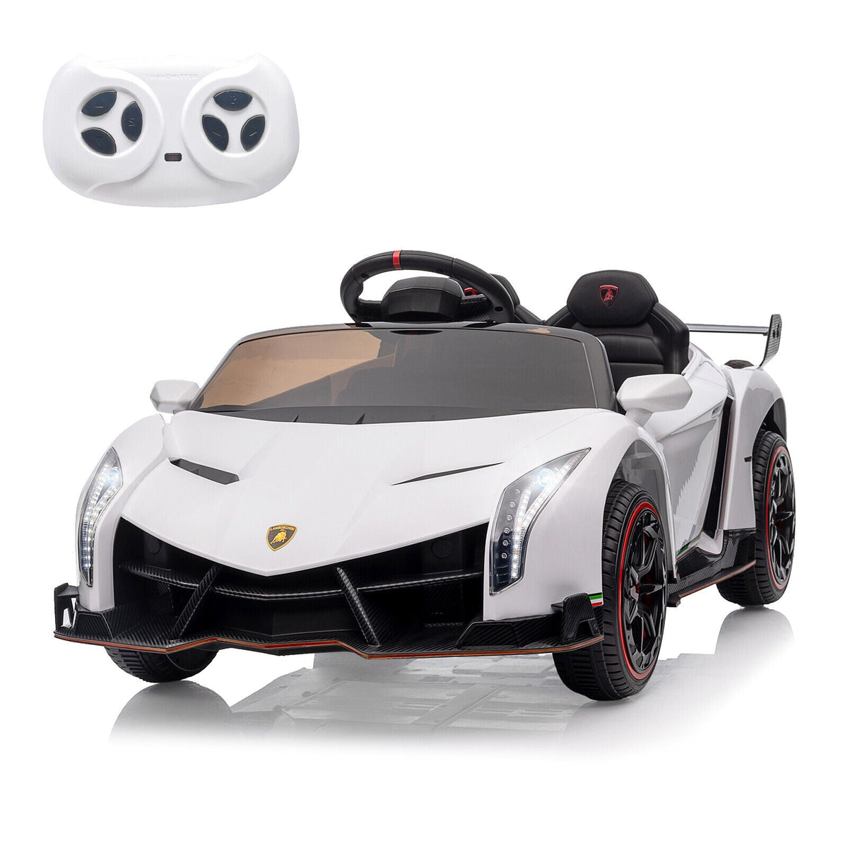 Licensed 12V Lamborghini 2-Seater Ride On Car for Kids - Electric Vehicle Gift