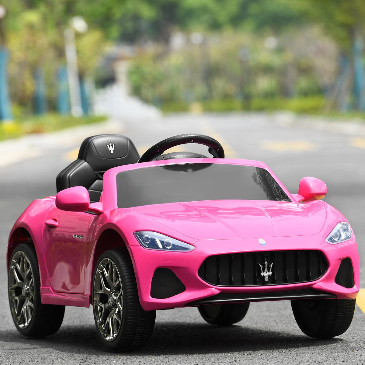 Licensed 12V Maserati GranCabrio Kids Ride On Car with Remote Control and Lights
