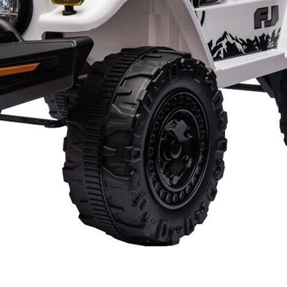 Licensed 12V Toyota FJ Cruiser Electric Ride-On Car for Kids with Remote Control and LED Lights