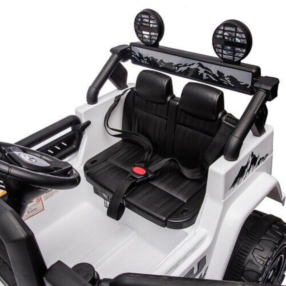 Licensed 12V Toyota FJ Cruiser Electric Ride-On Car for Kids with Remote Control and LED Lights