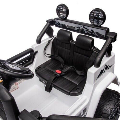 Licensed 12V Toyota FJ Cruiser Electric Ride-On Car for Kids with Remote Control and LED Lights