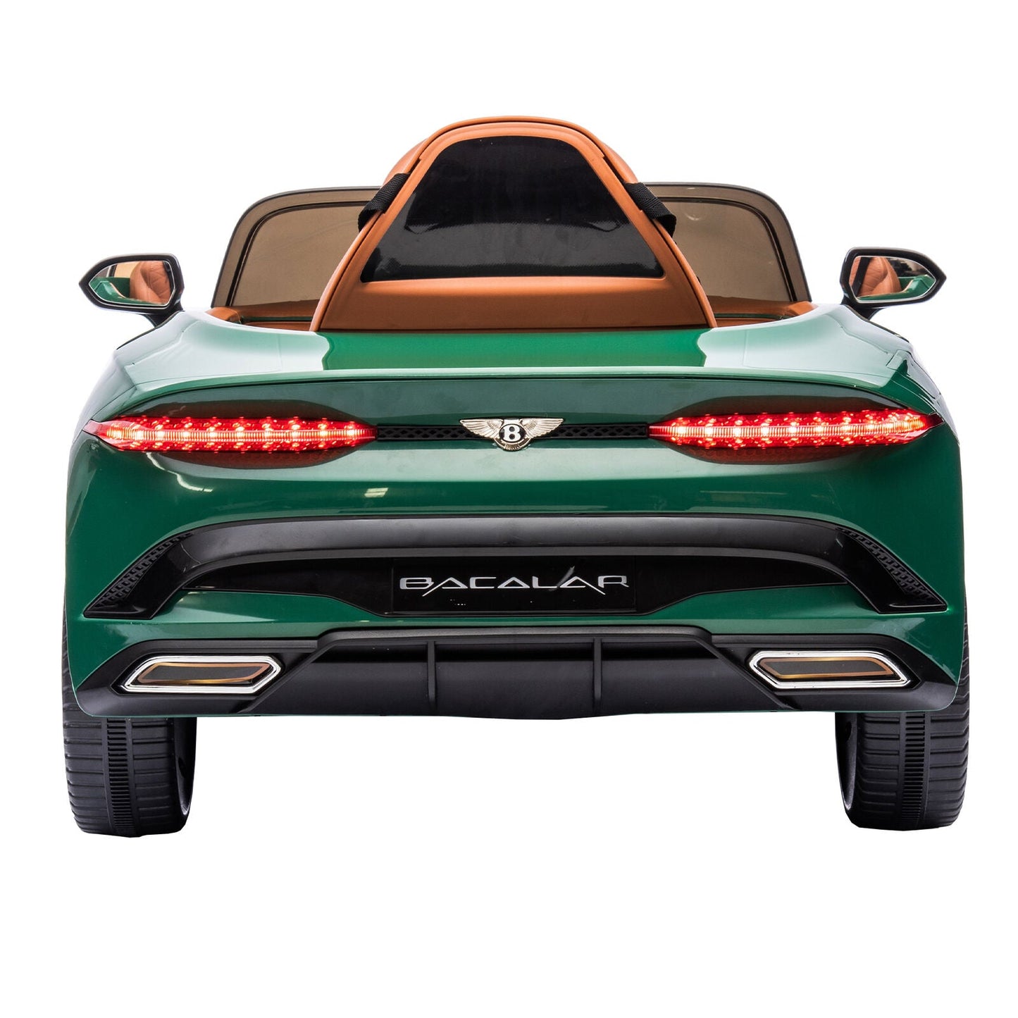 Licensed 2.4G Electric 12V Kids Ride On Car with 3 Speeds - Bentley Green
