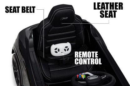 Licensed Audi 12V Electric Ride-On Car for Kids with Remote Control and MP3 Player - Available in Multiple Colors