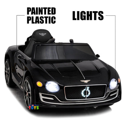 Licensed Bentley 12V Ride On Car with Radio, Remote Control, MP3 Player - Available in Multiple Colors for Kids