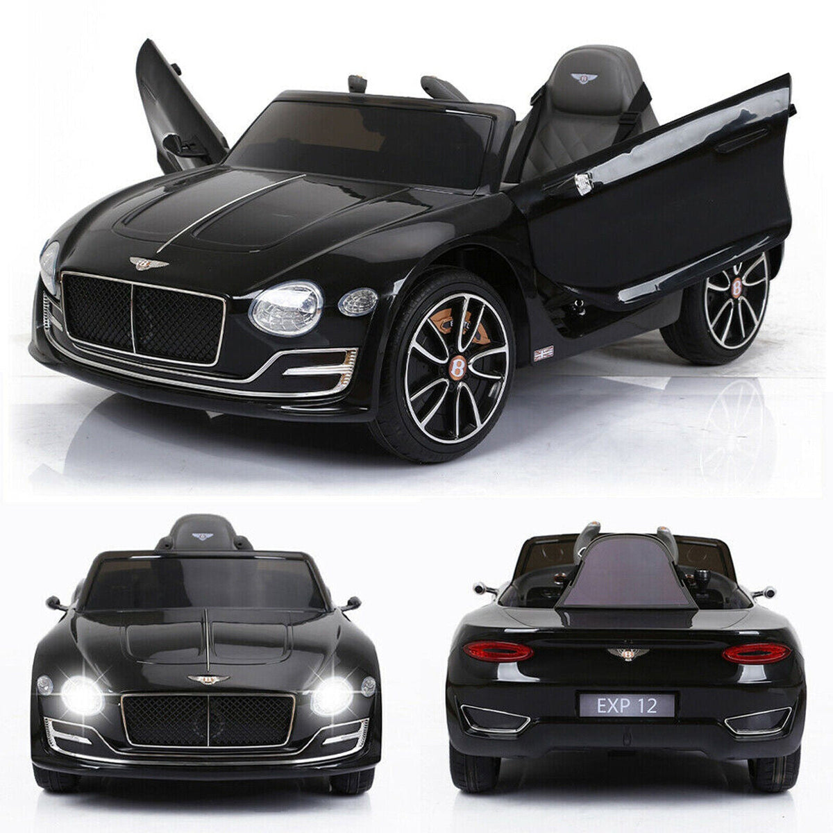 Electric Bentley Style Ride-On Car for Kids with Remote Control and MP3 Player