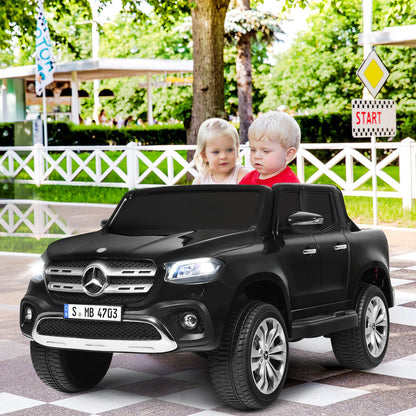 Licensed Benz Electric Ride-On Car for Kids - 2 Seater Toy Vehicle
