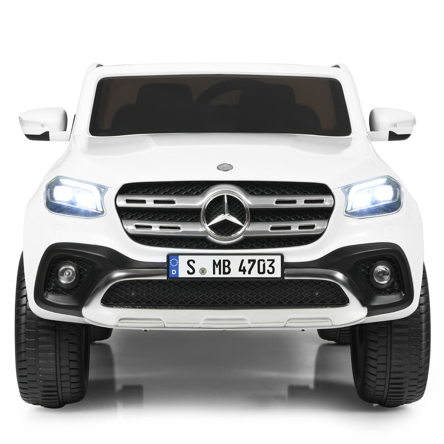 Licensed Benz Electric Ride-On Car for Kids - 2 Seater Toy Vehicle