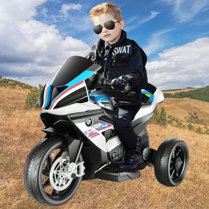 Licensed BMW 12V Battery Powered Electric Ride-On Motorcycle for Kids