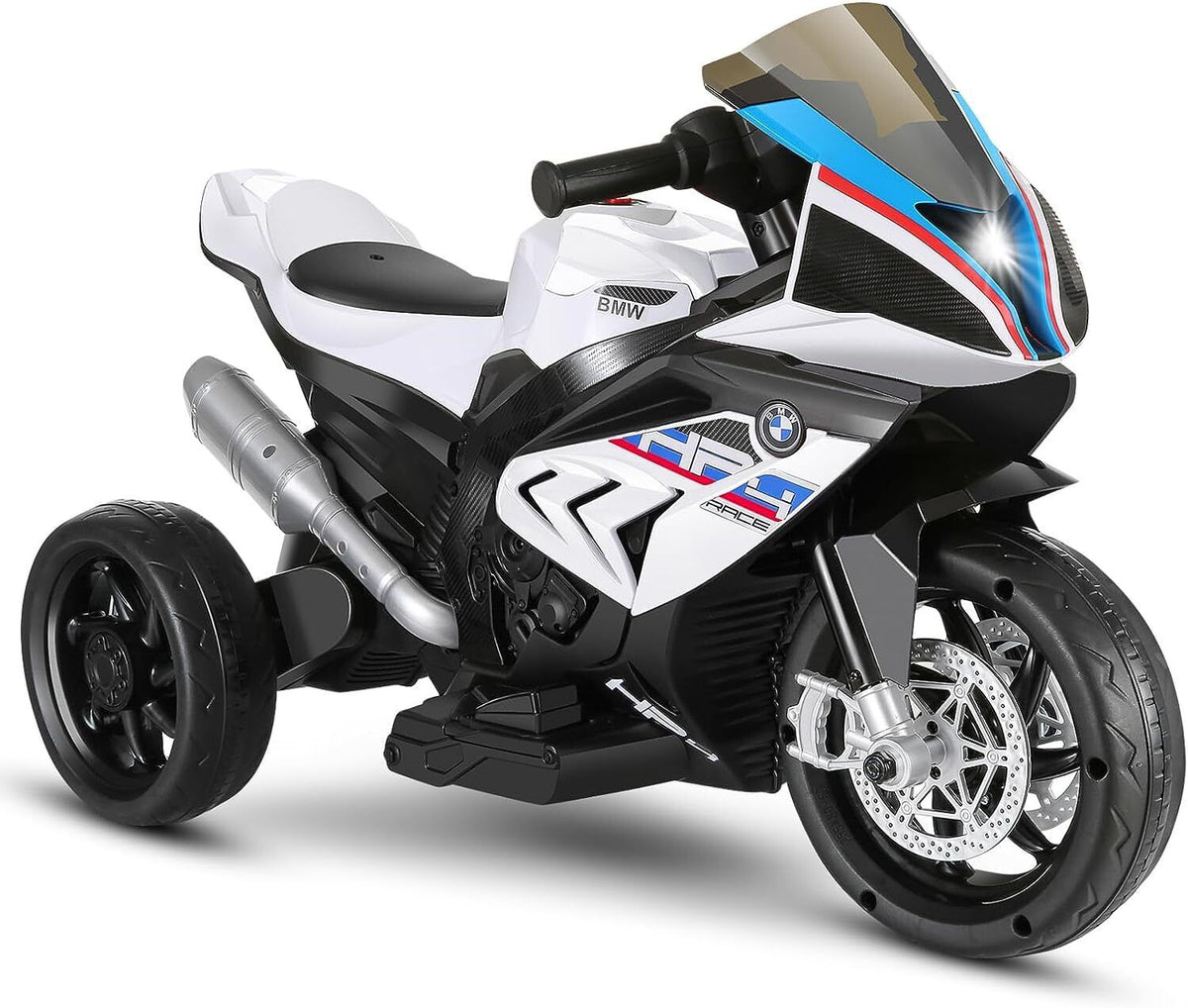 Licensed BMW 12V Battery Powered Electric Ride-On Motorcycle for Kids