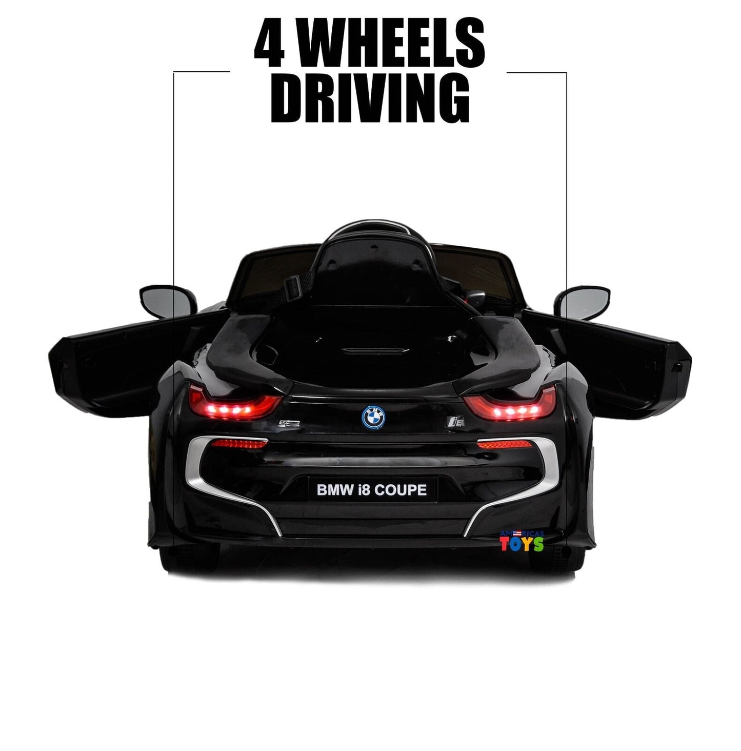 Licensed BMW 12V RC Ride-On Coupe for Kids with MP3 Player - Available in Multiple Colors
