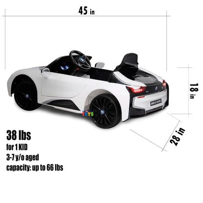 Licensed BMW 12V RC Ride-On Coupe for Kids with MP3 Player - Available in Multiple Colors