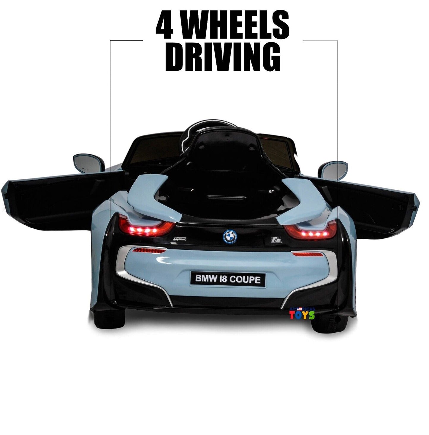 Licensed BMW 12V RC Ride-On Coupe for Kids with MP3 Player - Available in Multiple Colors