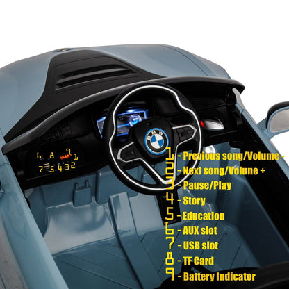 Licensed BMW 12V RC Ride-On Coupe for Kids with MP3 Player - Available in Multiple Colors