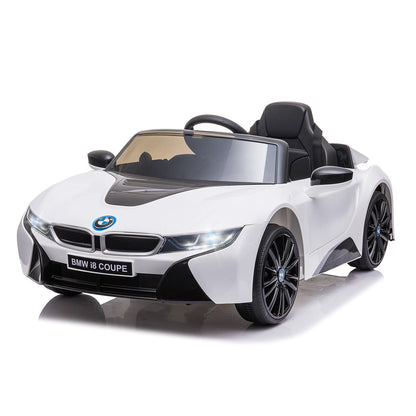 Licensed BMW I8 Coupe 12V Battery Powered Ride On Car for Kids with Remote Control and MP3 Compatibility