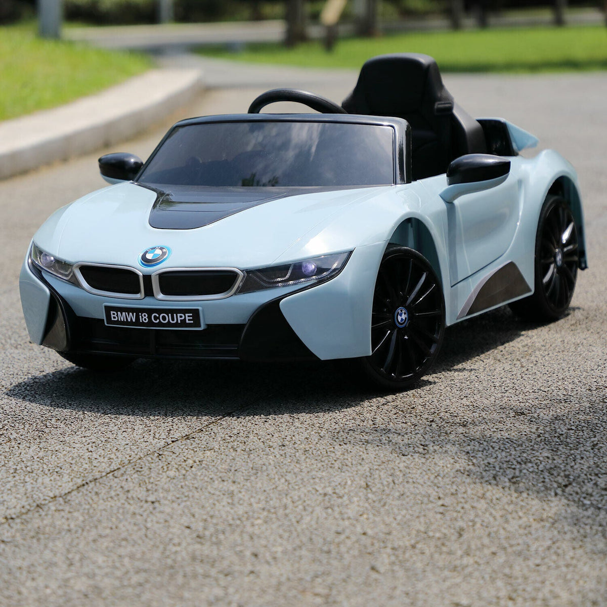 Licensed BMW i8 Electric Ride-On Car for Kids with Remote Control - 12V Powered Vehicle