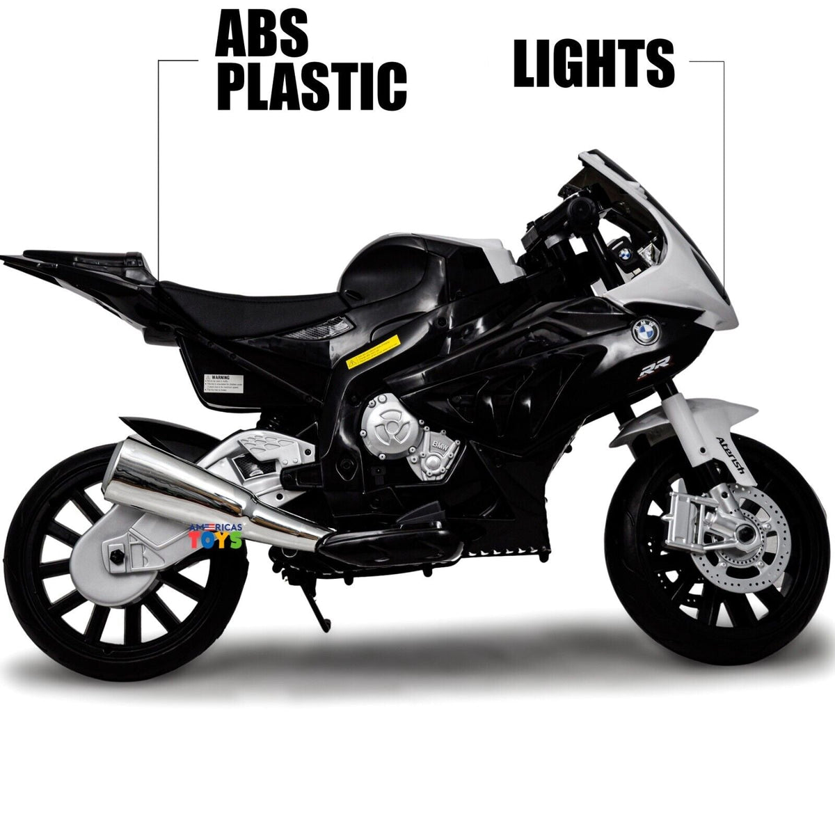 Licensed BMW Kids Motorcycle with MP3 Player and EVA Wheels - Available in Multiple Colors