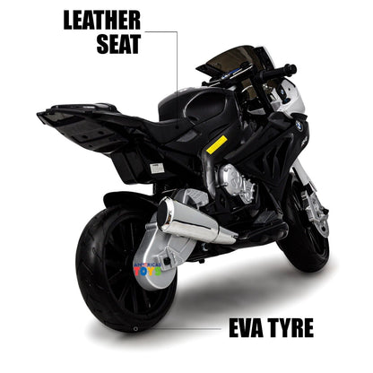 Licensed BMW Kids Motorcycle with MP3 Player and EVA Wheels - Available in Multiple Colors