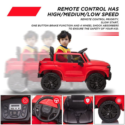 Rev Up the Fun with Our 12V Battery Powered Chevrolet Silverado GMC Kids Truck