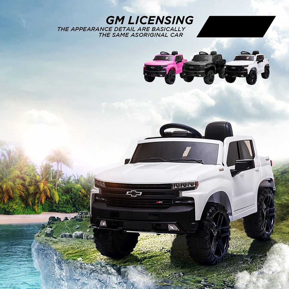 Chevrolet Silverado GMC 12V Battery-Powered Truck for Kids: Ride in Style!
