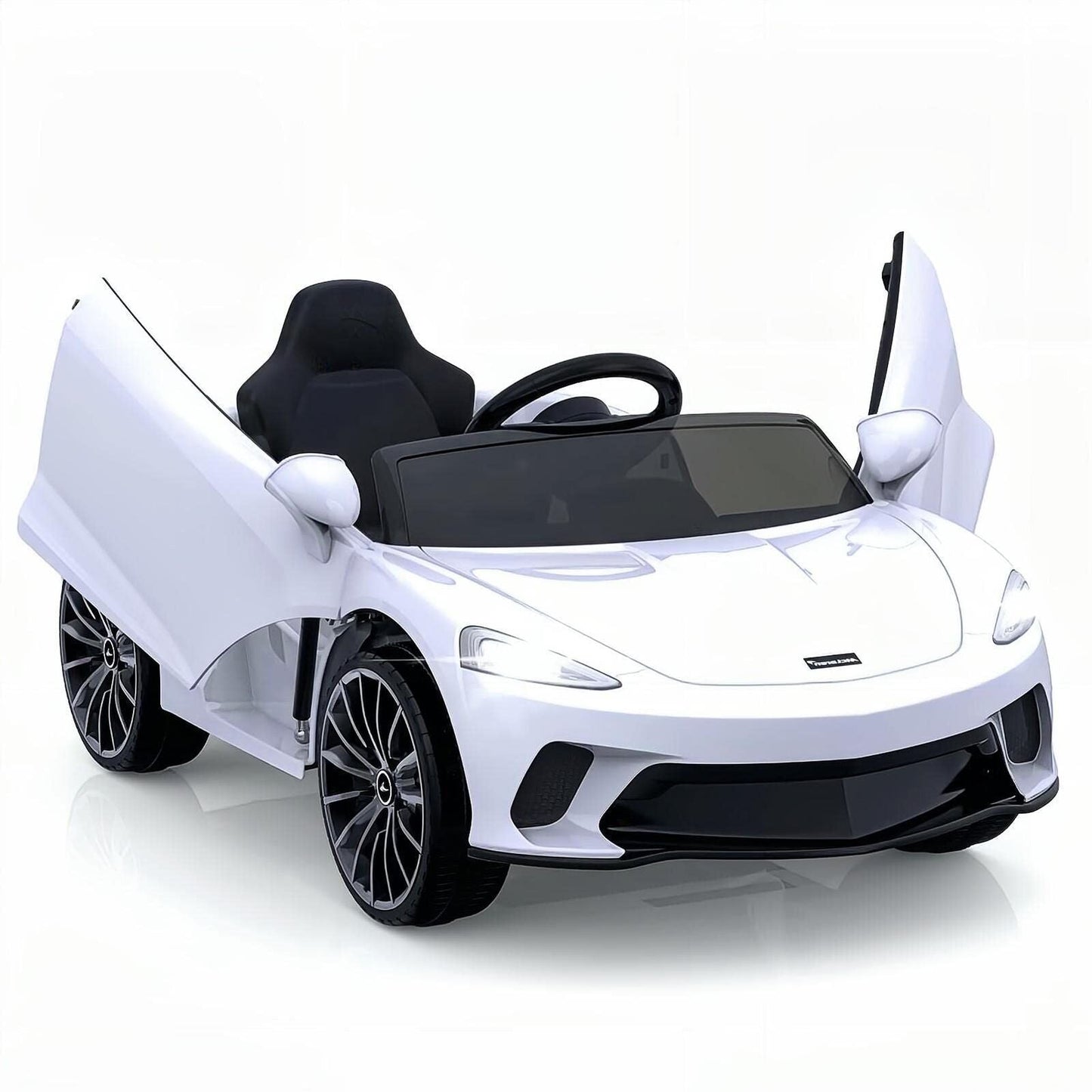 Licensed Electric Ride-On Toy Car for Kids with Remote Control and LED Headlights