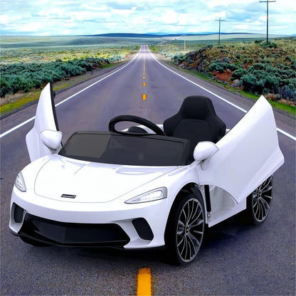 Licensed Electric Ride-On Toy Car for Kids with Remote Control and LED Headlights