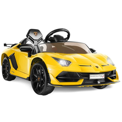 Licensed Lamborghini Ride-On Car for Kids with Hydraulic Doors - 12V 2×35W - Perfect Gift Toy