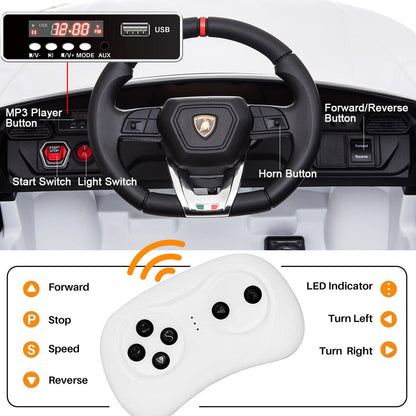 Rev up the Fun with the Lamborghini Urus 12V Electric Ride-On Car for Kids - Remote Controlled!