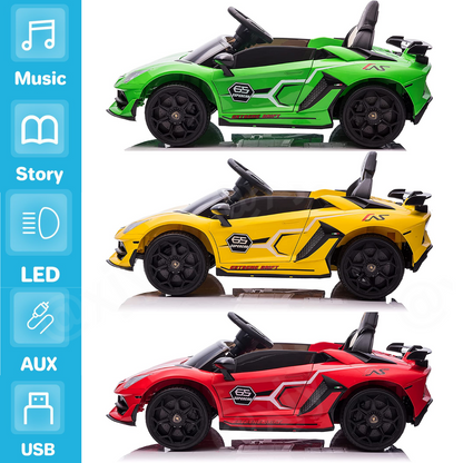 Licensed Lamborghini Aventador Ride-On Car Toy with Remote Control - Perfect Gift for Kids ??