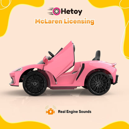Licensed Lamborghini McLaren 12V Electric Ride-On Car for Kids with Remote Control