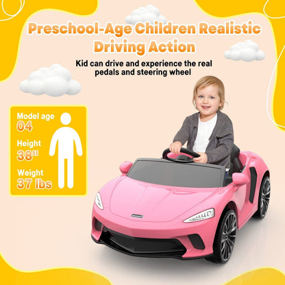 Licensed Lamborghini McLaren 12V Electric Ride-On Car for Kids with Remote Control