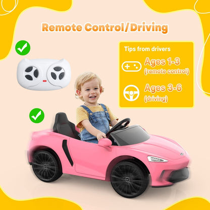 Licensed Lamborghini McLaren 12V Electric Ride-On Car for Kids with Remote Control