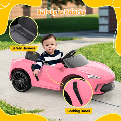 Licensed Lamborghini McLaren 12V Electric Ride-On Car for Kids with Remote Control