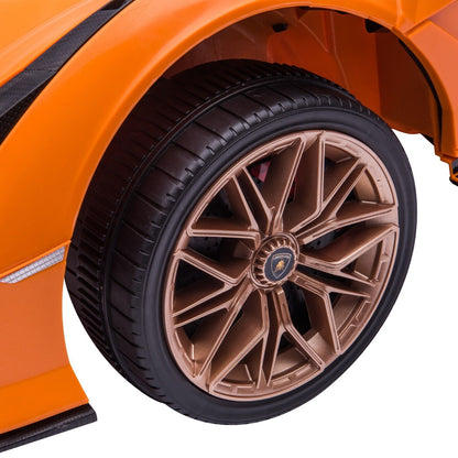Licensed Lamborghini Sian 12V Kids Ride On Car with Remote Control - Battery Powered Toy for Endless Fun!