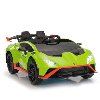 Licensed Lamborghini STO Ride On Car for Kids with RC and Music - 12V Electric Toy Vehicle