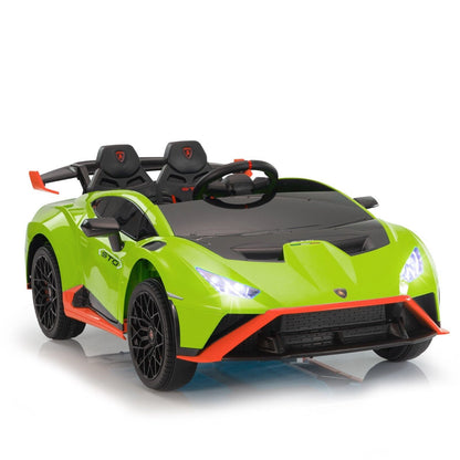 Licensed Lamborghini STO Electric Ride-On Car for Kids with Remote Control - 12V