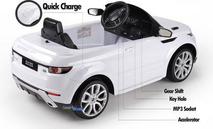 Licensed Land Rover R/C Ride On Car with MP3 Player for Kids - Available in Multiple Colors