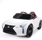 Licensed Lexus 12V Battery Ride-On Car for Kids with Remote Control, Music, and Multiple Color Options