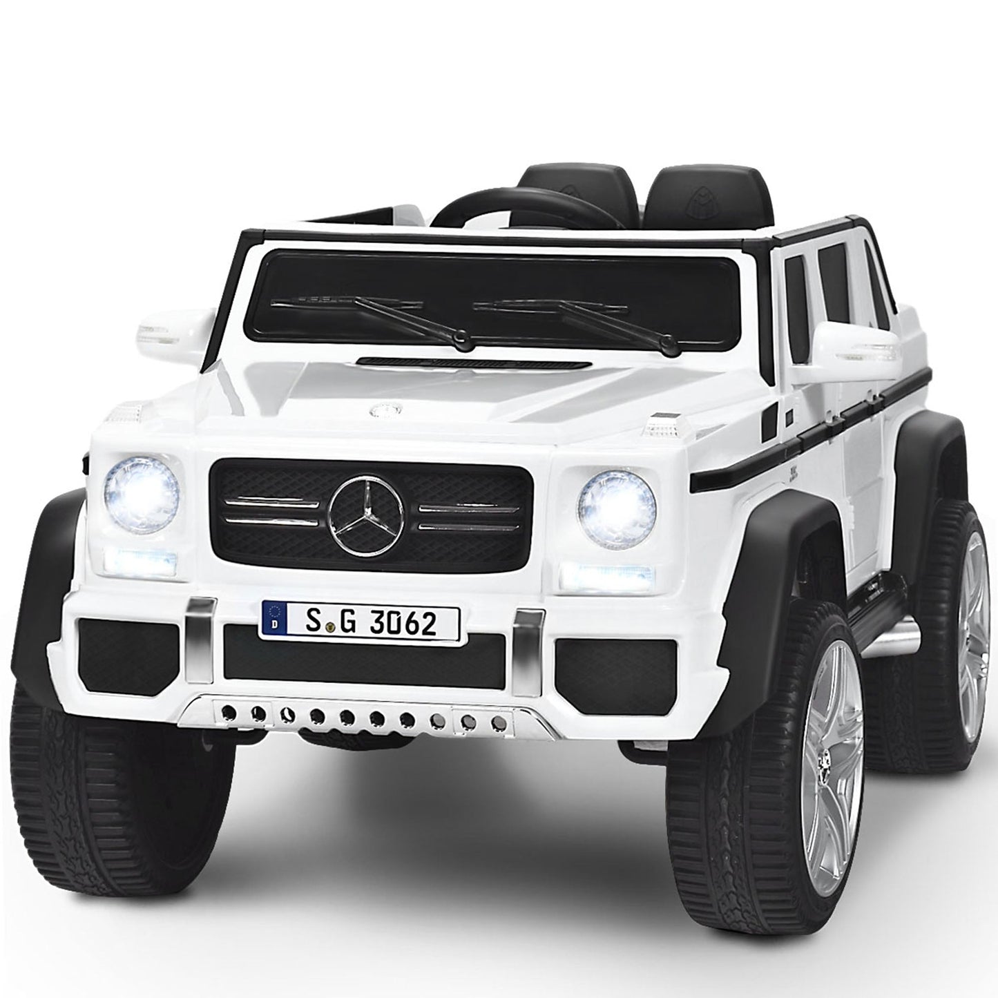 Licensed Mercedes Benz 12V Electric Kids RC Ride On Car - Battery Powered