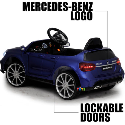 Licensed Mercedes-Benz 12V Kids Ride On Car with R/C and MP3 Music - Available in Multiple Colors