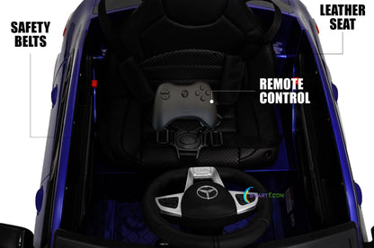 Licensed Mercedes-Benz 12V One Seater Car with R/C and MP3 - Available in Multiple Colors