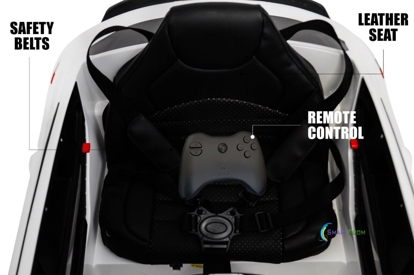 Licensed Mercedes-Benz 12V One Seater Car with R/C and MP3 - Available in Multiple Colors