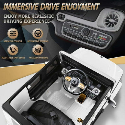 Licensed Mercedes-Benz Ride On Car for Kids with Remote Control - 4 Wheels SUV Toy Truck (12V)