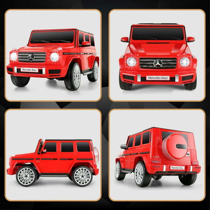 Licensed Mercedes-Benz 4-Wheel Ride-On Car for Kids with Remote Control and LED Lights