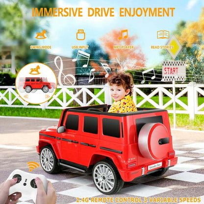 Licensed Mercedes-Benz 12V Kids Ride On Car with Remote Control and 3 Speeds - Brand New SUV Toy Truck