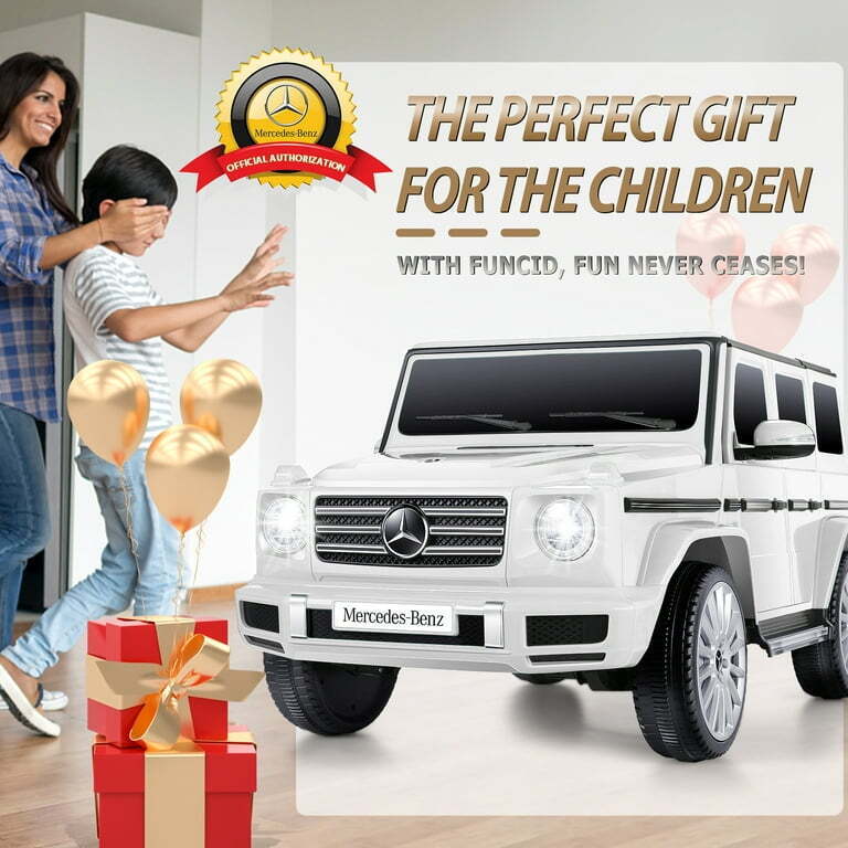 Licensed Mercedes-Benz SUV Electric Ride-On Car for Kids with Remote Control - 12V