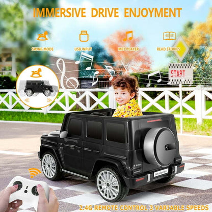 Licensed Mercedes-Benz SUV Electric Ride-On Car for Kids with Remote Control - 12V