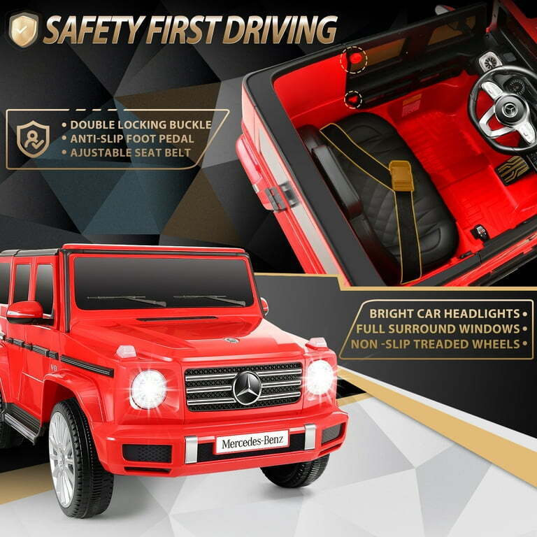 Licensed Mercedes-Benz SUV Electric Ride-On Car for Kids with Remote Control - 12V